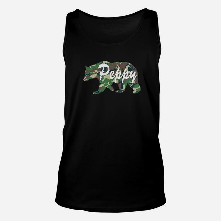Peppy Bearfunny Camping Summer Fathers Day Unisex Tank Top
