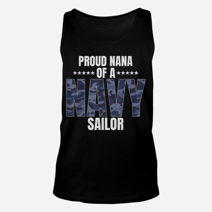 Proud Nana Of A Navy Sailor Veteran Day Unisex Tank Top