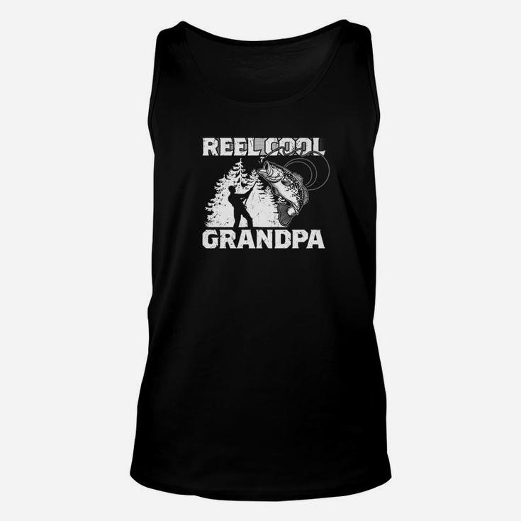 Reel Cool Grandpa Fathers Day Fishing Lover Gift Unisex Tank Top