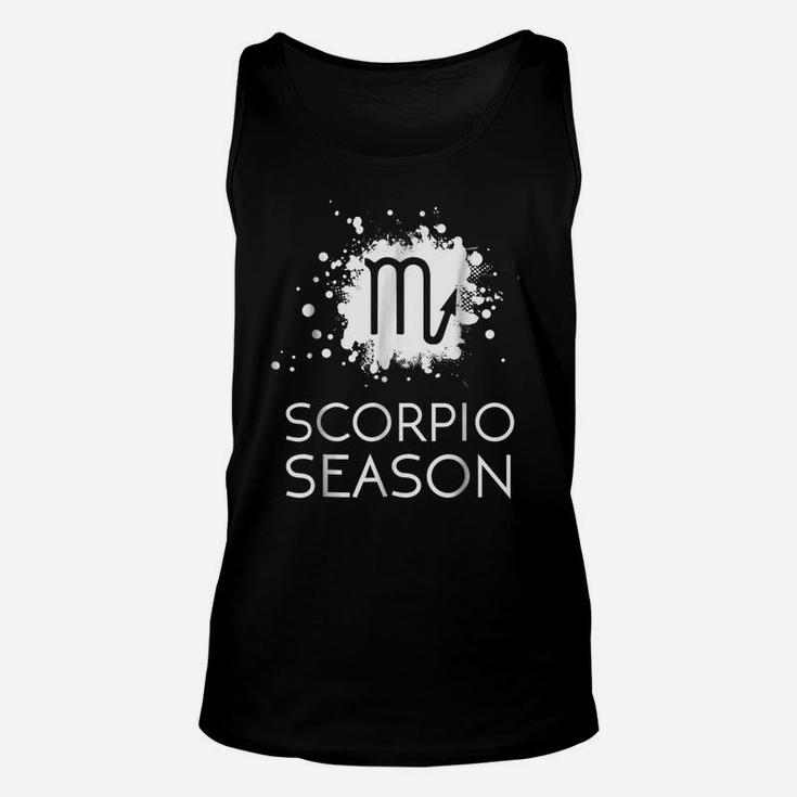 Scorpio Season Zodiac Sign Horoscope T Shirt Unisex Tank Top