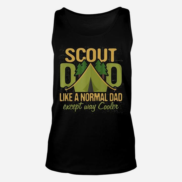 Scout Dad T Shirt Cub Leader Boy Camping Scouting Gift Men Unisex Tank Top
