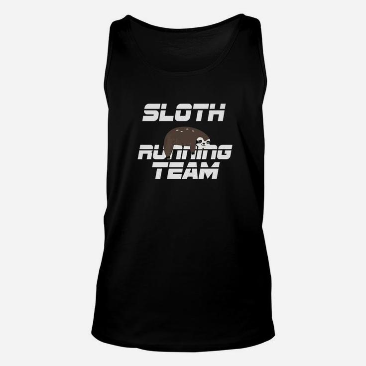 Sloth Running Team Half Marathon 5k Funny Runner Gift Unisex Tank Top