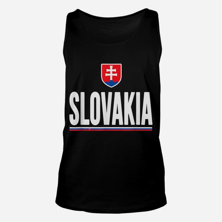 Slovakia T-Shirt Slovak Flag Slovensko Souvenir Love Gift Unisex Tank Top