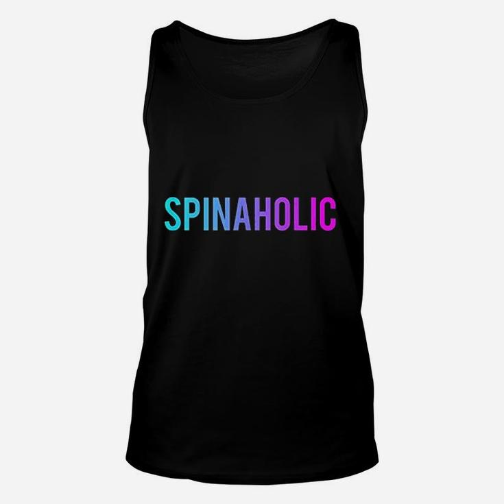 Spinaholic Love Spin Funny Bike Workout Gym Spinning Class Unisex Tank Top