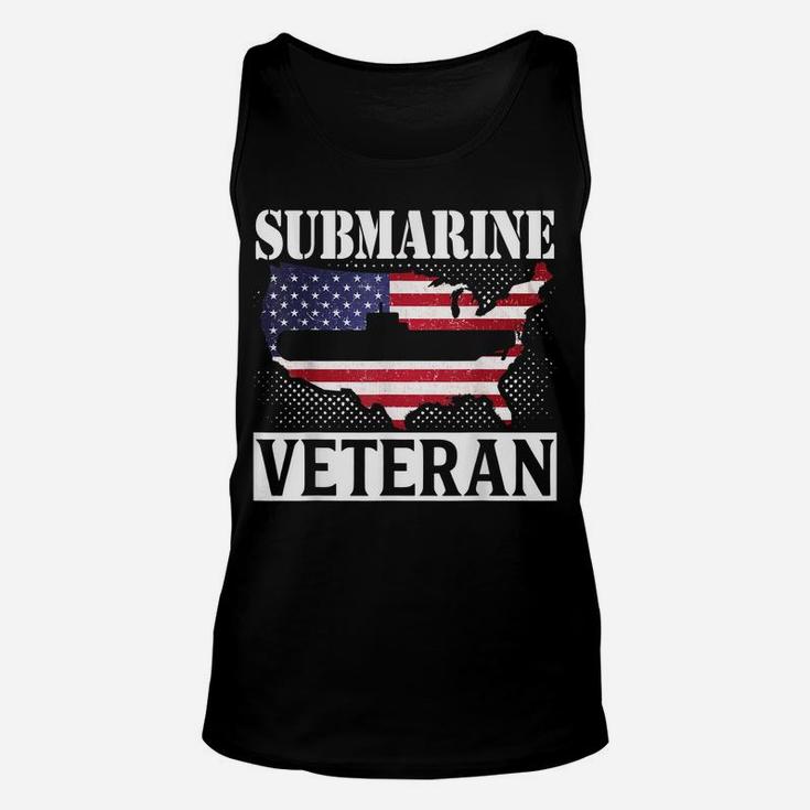 Submarine Veteran Fighting For Freedom Patriot Veterans Day Unisex Tank Top