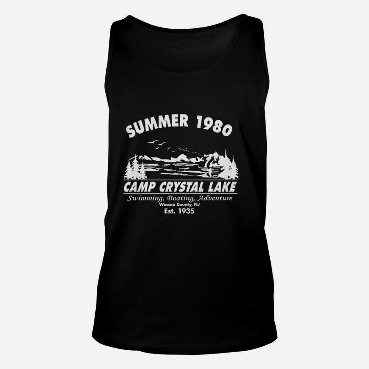 Summer 1980 Graphic Camping Vintage Cool 80s Unisex Tank Top