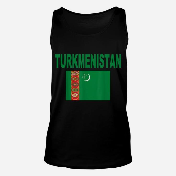 Turkmenistan Flag Turkmenistan Baydagy Flags Gift Men Women Unisex Tank Top