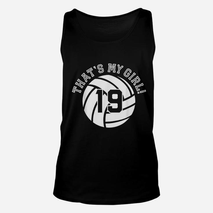 Unique That Is My Girl Volleyball Player Mom Or Dad Gifts Unisex Tank Top