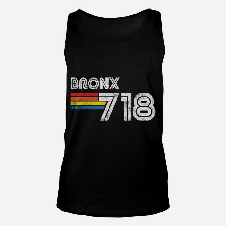 Vintage Bronx  | Proud 718 New York City State Gift Unisex Tank Top