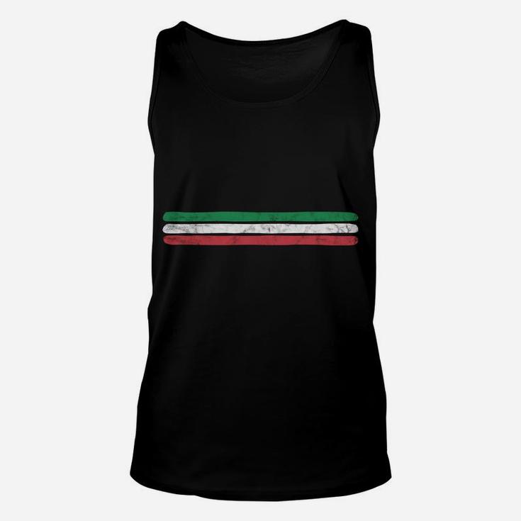 Vintage Italy Sweatshirt Italia Love Souvenir Italian Flag Unisex Tank Top