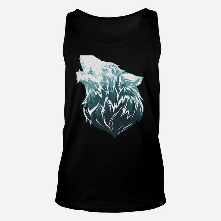 Wolf Howling I Wilderness Nature Wildlife Wolves Wolf Unisex Tank Top