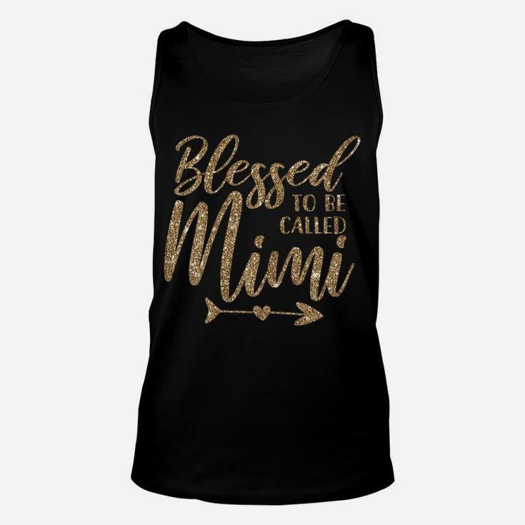 Womens Blessed To Be Called Mimi Christmas 2019 Edition Unisex Tank Top