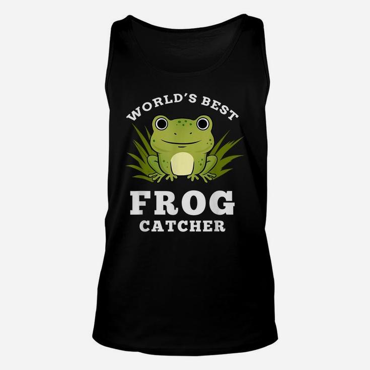 Worlds Best Frog Catcher Frog Hunting Unisex Tank Top
