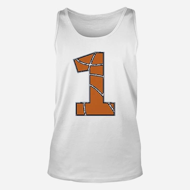 Basketball 1st Birthday Gift For One Year Old Unisex Tank Top