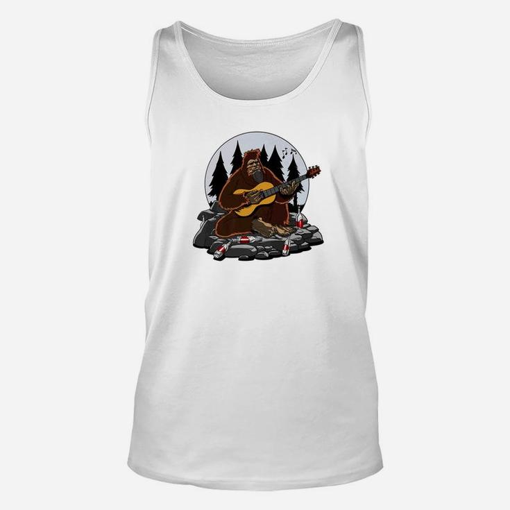 Bigfoot Camping Hiking Mountain Trails Funny Unisex Tank Top