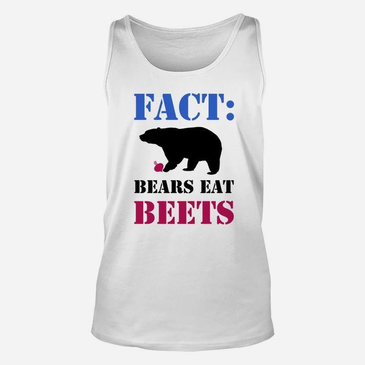 Fact Bears Eat Beets Funny Hiking Camping Animal Tee Unisex Tank Top