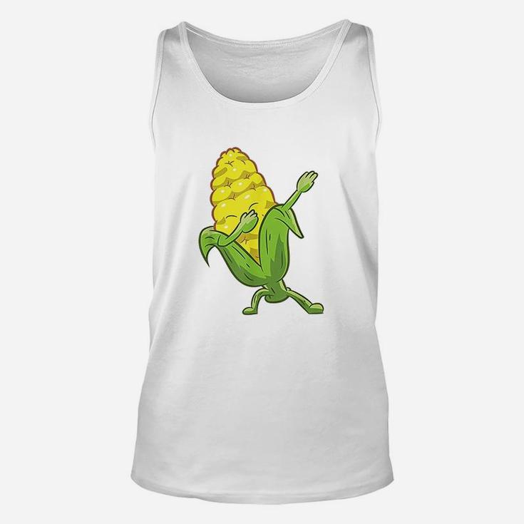 Funny Dabbing Corn Cute Dancing Corn Gift For Corn Farmer Unisex Tank Top