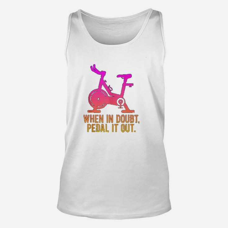 Funny Spinning Class Saying Gym Workout Fitness Spin Gift Unisex Tank Top