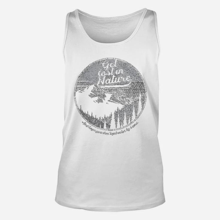 Get Lost In Nature Funny Camping Summer Vacay Campfire Unisex Tank Top