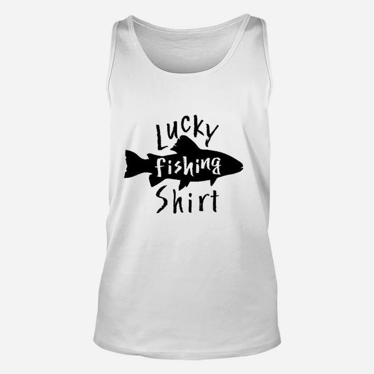 Lucky Fishing Fish Youth Long Sleeve Unisex Tank Top