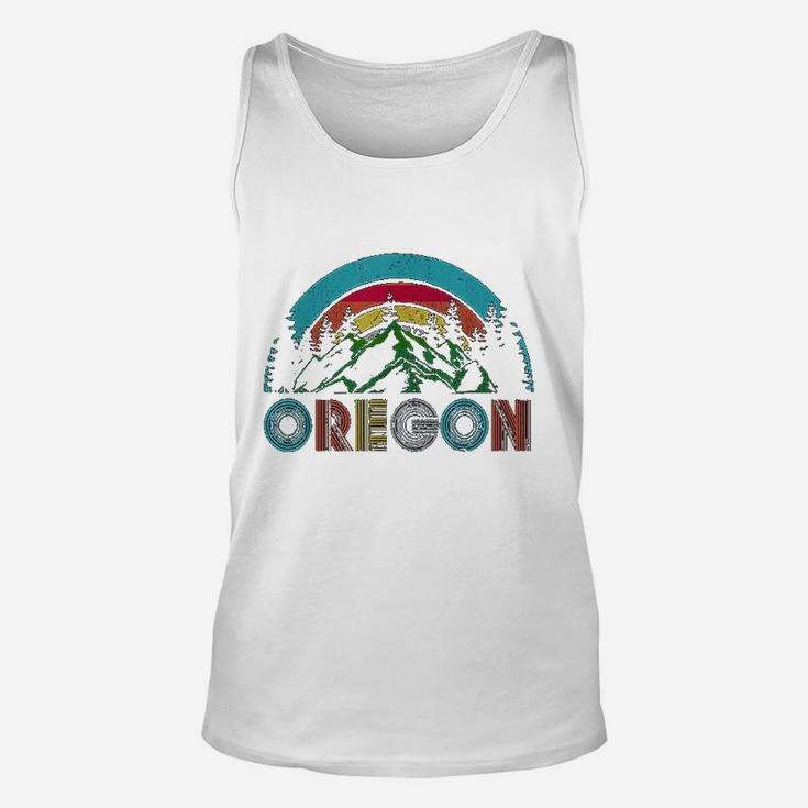 Oregon Mountains Outdoor Camping Hiking Gift Unisex Tank Top