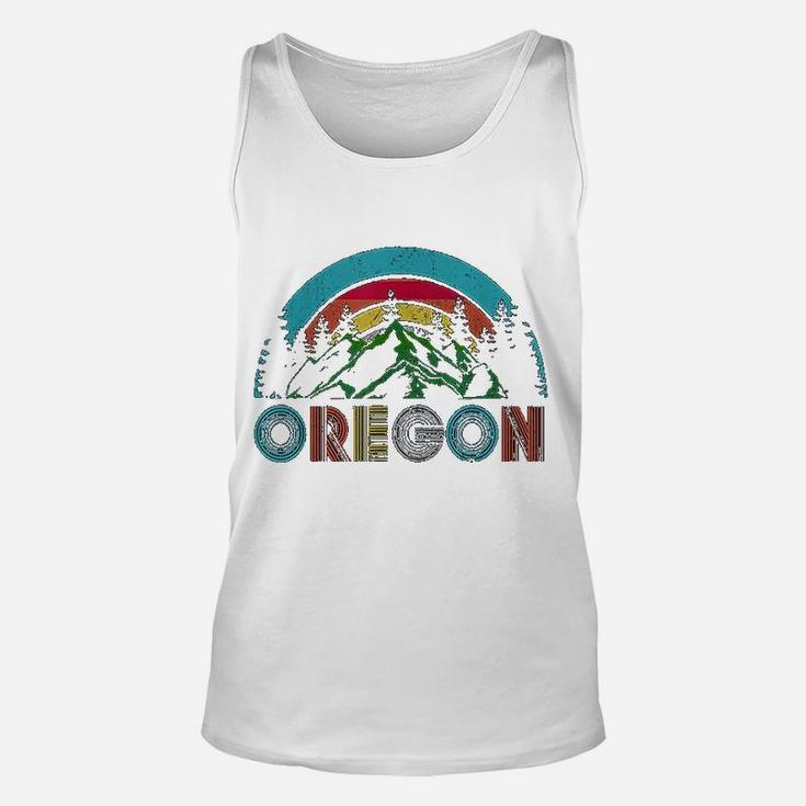 Oregon Mountains Outdoor Camping Hiking Gift Unisex Tank Top