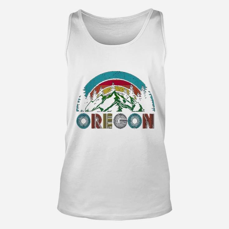 Oregon Mountains Outdoor Camping Hiking Unisex Tank Top