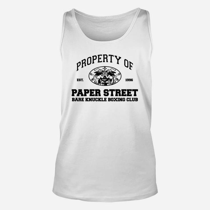 Property Of Paper Street Bare Knuckle Boxing Club Unisex Tank Top