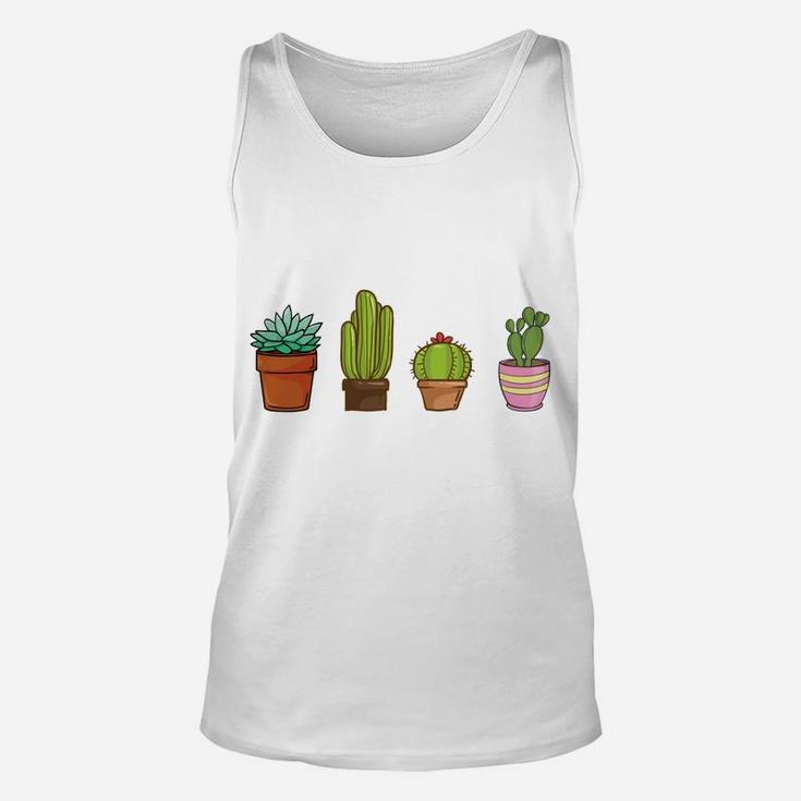 Succulent Gifts For Women Cactus Garden - What The Fucculent Unisex Tank Top
