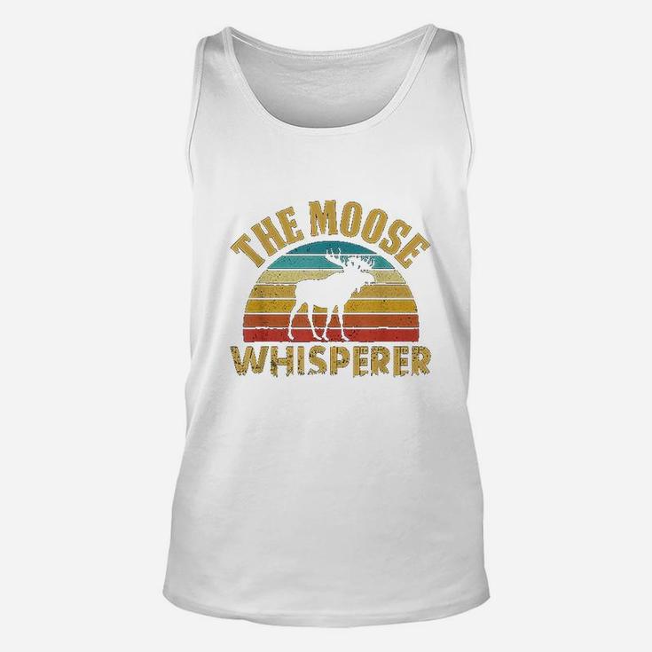 The Moose Whisperer Funny Moose Lover Camper Gift Unisex Tank Top