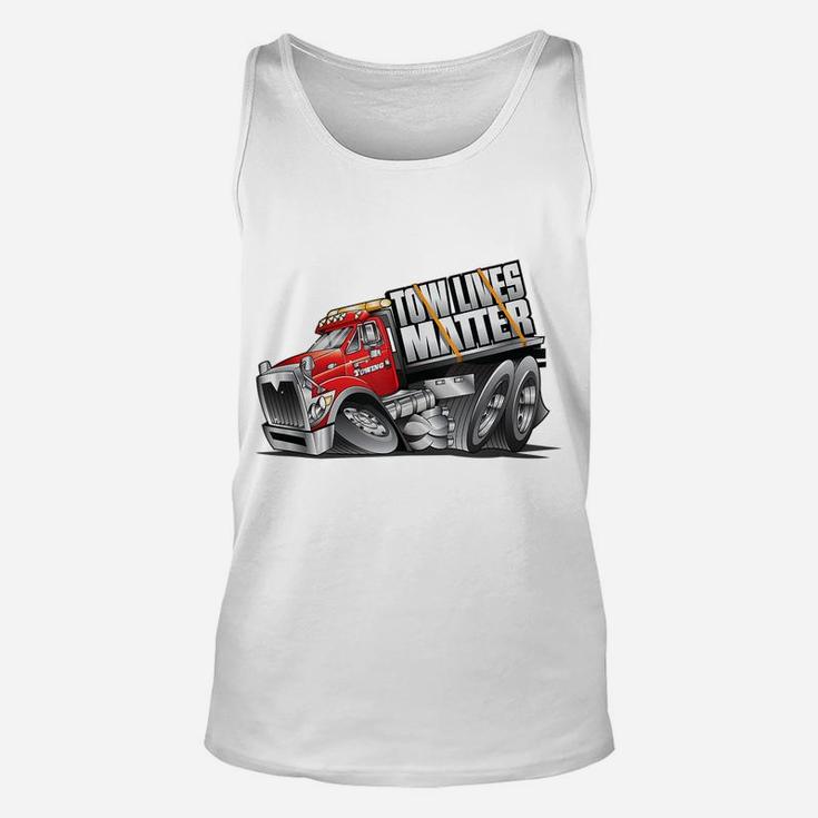Tow Lives Matter Tow Truck Rollback Driver Unisex Tank Top