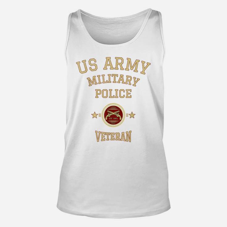 Us Army Military Police Veteran Retired Police Officer Unisex Tank Top