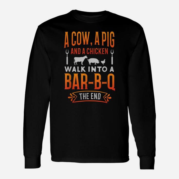Barbecue BBQ Joke Gift For Grill Master Chef Unisex Long Sleeve