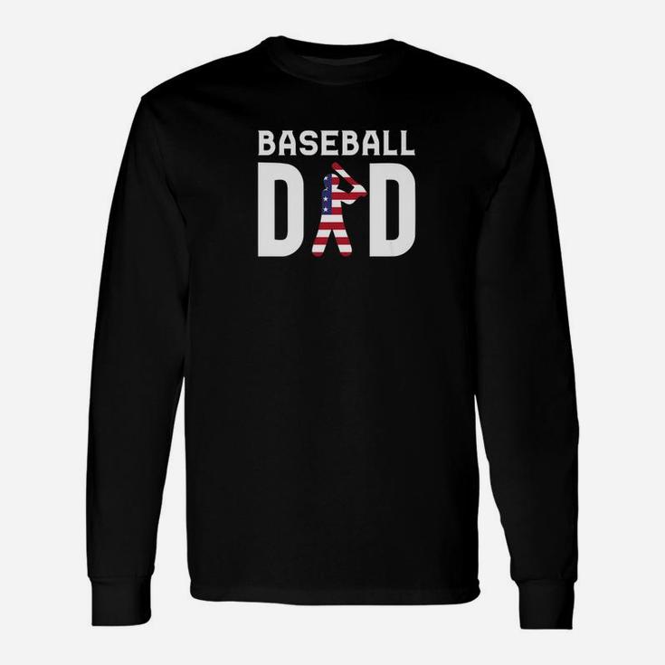 Baseball Dad Proud Baseball Dad Fathers Day Gift Premium Unisex Long Sleeve