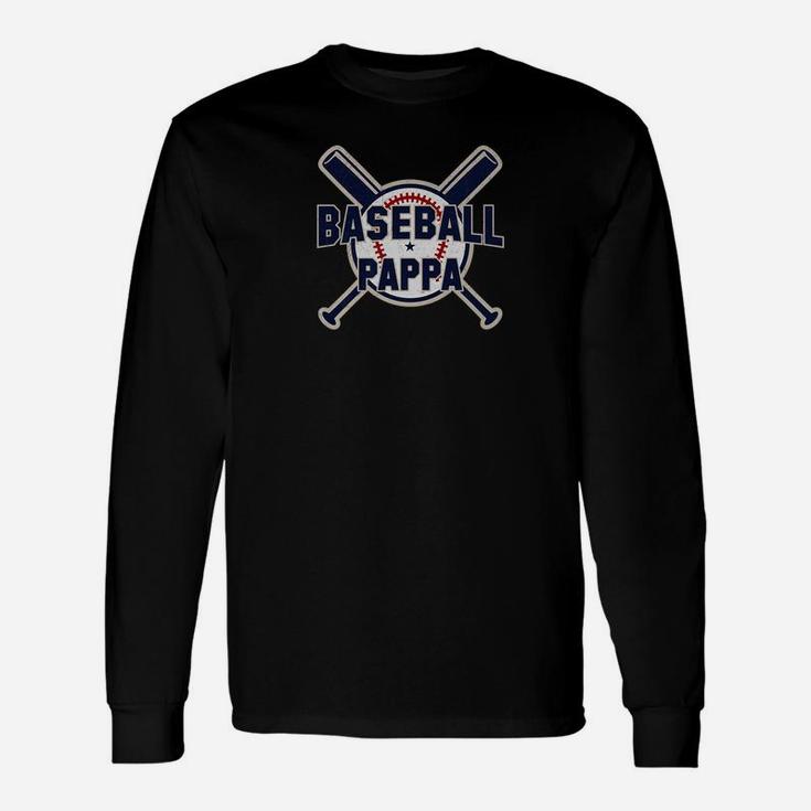 Baseball Pappa Fathers Day Gifts For Softball Grandpa Men Premium Unisex Long Sleeve