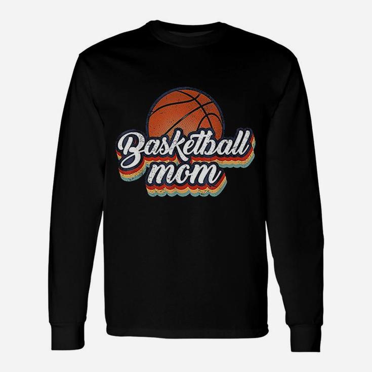 Basketball Mom Vintage 90s Style Basketball Mother Gift Unisex Long Sleeve