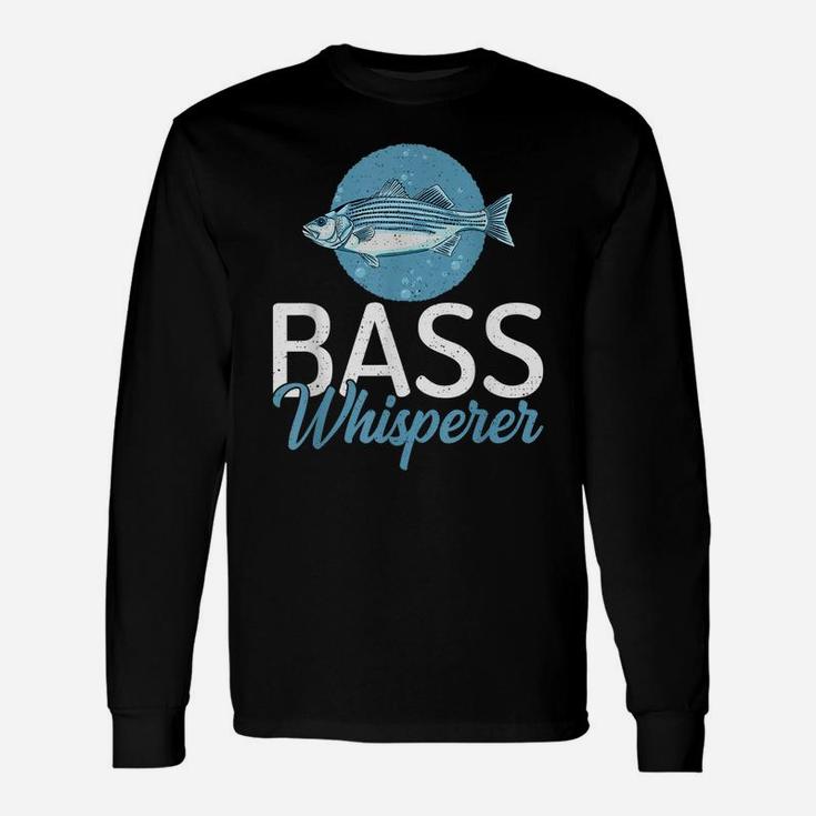 Bass Whisperer Angling Hunting Fishing Unisex Long Sleeve