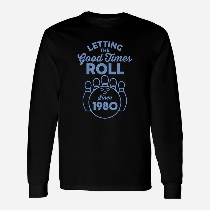 Bowling Gift For 41 Year Old 1980 41st Birthday Bowler Unisex Long Sleeve