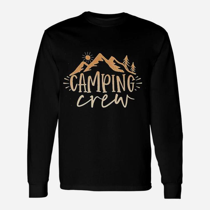 Camping Crew Mountain Graphic Mountain Hiking Unisex Long Sleeve