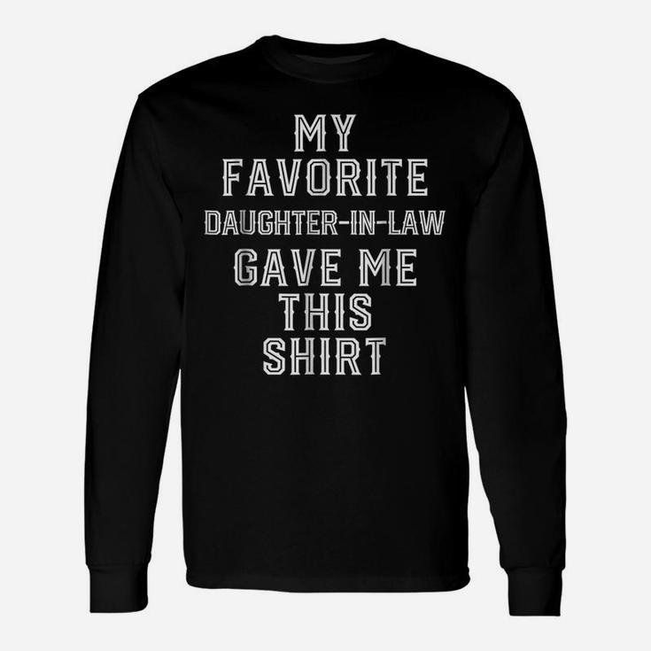 Christmas Gift For Father Mother In Law Funny Birthday Gifts Unisex Long Sleeve
