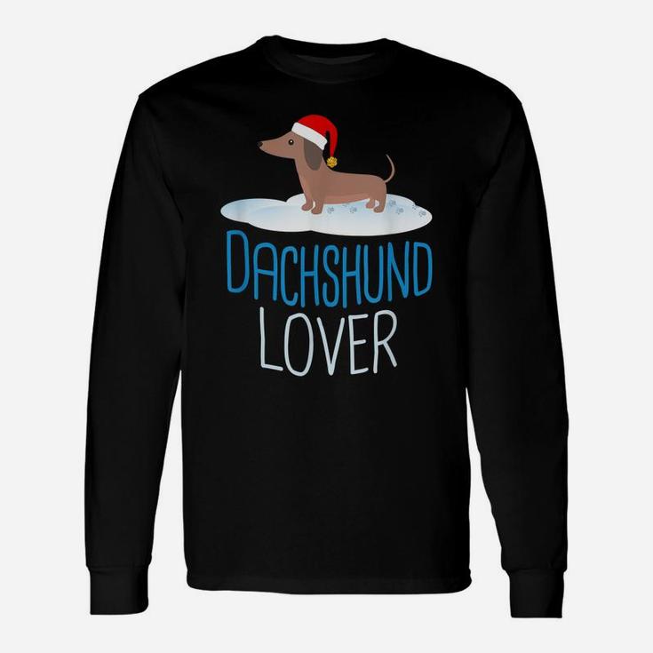 Dachshund Lover Christmas  Holidays Weiner Dog Tee Unisex Long Sleeve