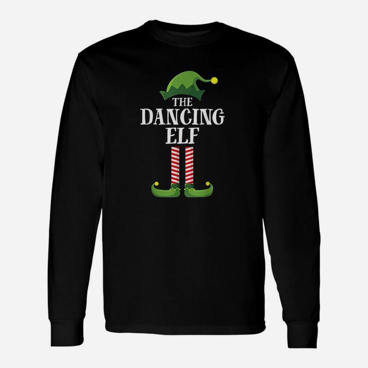 Dancing Elf Matching Family Group Christmas Party Unisex Long Sleeve