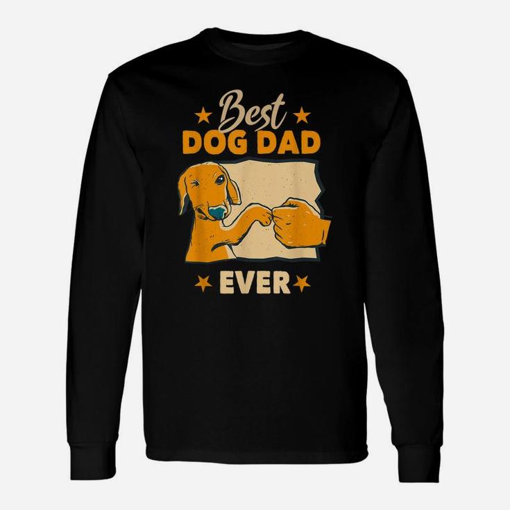 Dogs And Dog Dad - Best Friends Gift Father Men Unisex Long Sleeve