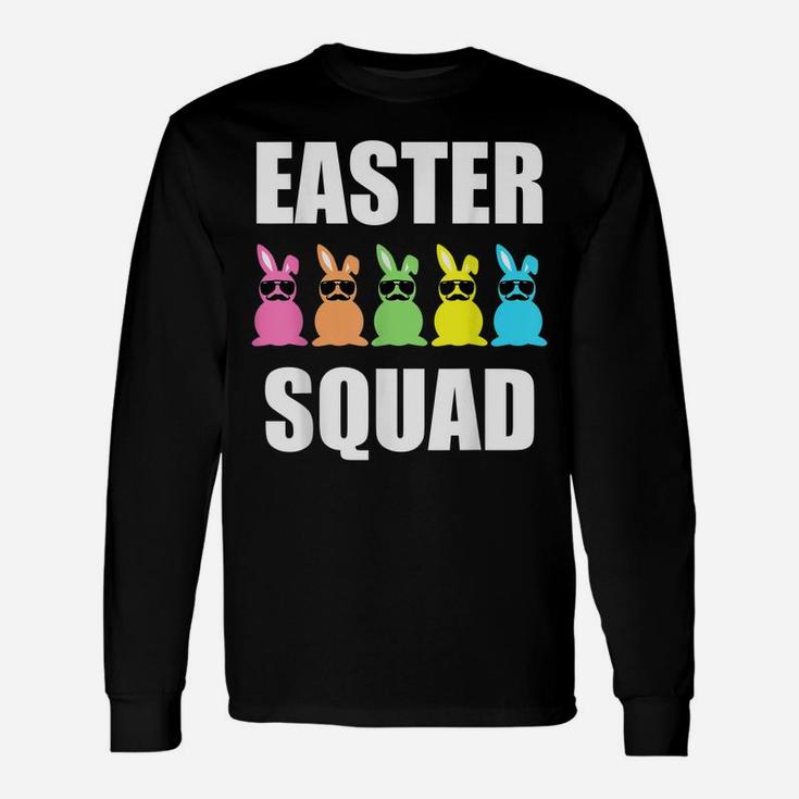 Easter Squad Funny Egg Hunting Family Matching Gift T Shirt Unisex Long Sleeve