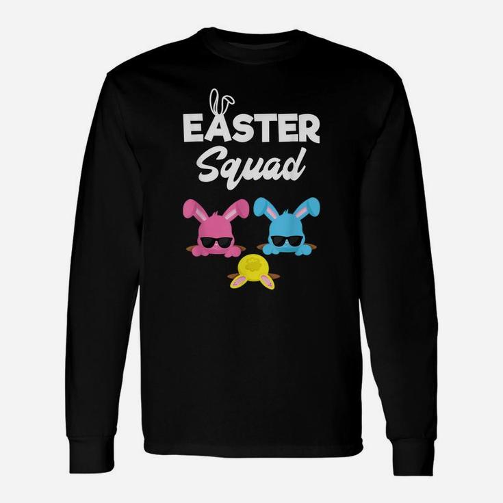 Easter Squad Shirt Family Matching Easter Outfit Egg Hunting Unisex Long Sleeve