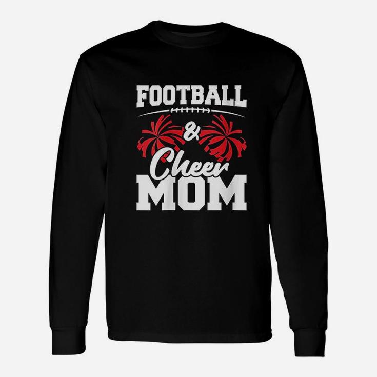Football And Cheer Mom High School Sports Cheerleading Unisex Long Sleeve