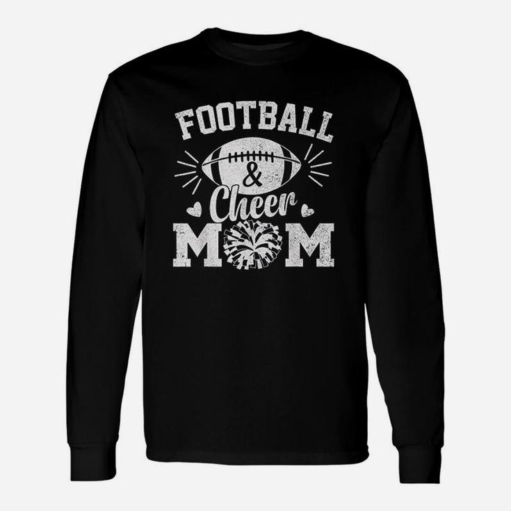 Football And Cheer Mom High School Sports Unisex Long Sleeve
