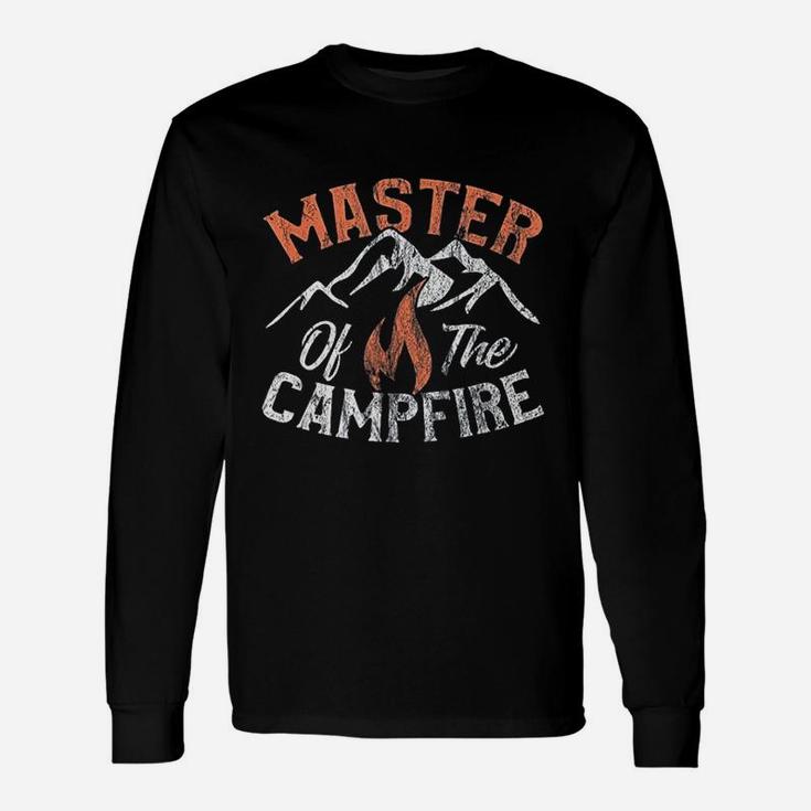 Funny Outdoor Camping Gifts Men Women Master Of Campfire Unisex Long Sleeve