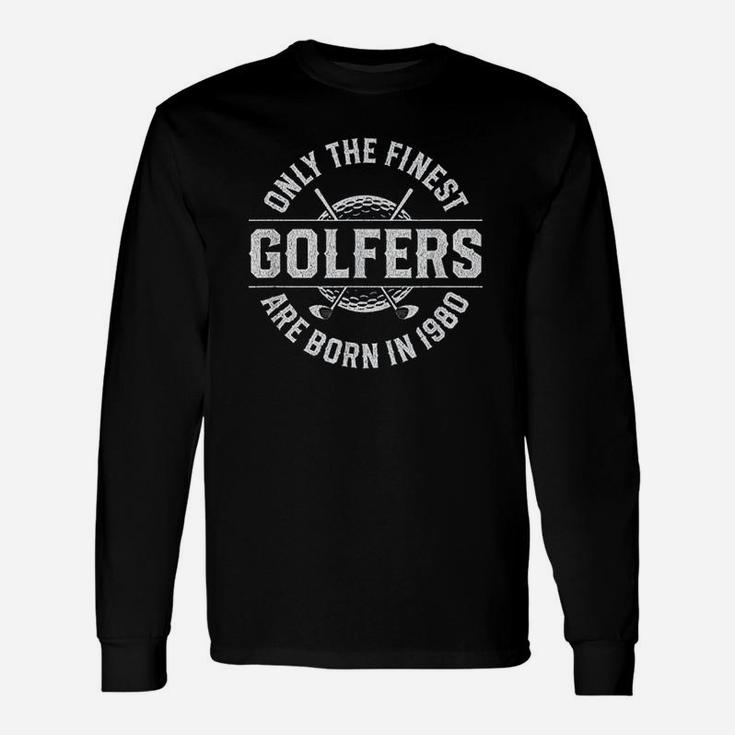 Gift For 41 Year Old Golfer Golfing 1980 41st Birthday Unisex Long Sleeve