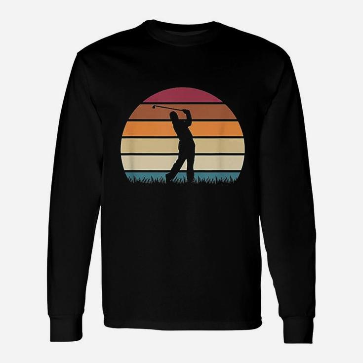 Golf Retro Golfing Golfer Sport Gift For Men Dad Uncle Unisex Long Sleeve
